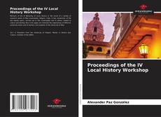 Capa do livro de Proceedings of the IV Local History Workshop 