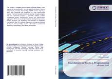 Copertina di Foundations of Node.js Programming