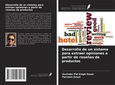 Buchcover von Desarrollo de un sistema para extraer opiniones a partir de reseñas de productos