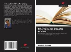 Bookcover of International transfer pricing