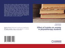 Copertina di Effect of trataka on anxiety in physiotherapy students