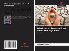 Bookcover of What hasn't been said yet about the Inga dam