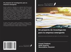 Buchcover von Un proyecto de investigación para la empresa emergente