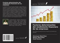 Buchcover von Factores determinantes del rendimiento financiero de las empresas