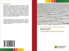 Capa do livro de Metalografia 
