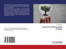 Bookcover of Sources of Renewable Energy