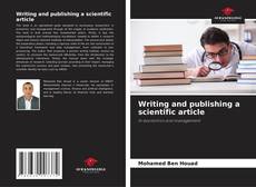 Couverture de Writing and publishing a scientific article