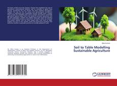 Copertina di Soil to Table Modelling Sustainable Agriculture