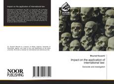 Copertina di Impact on the application of international law: