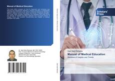 Portada del libro de Manual of Medical Education