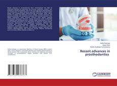 Borítókép a  Recent advances in prosthodontics - hoz