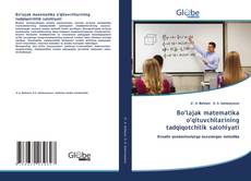 Portada del libro de Bo‘lajak matematika o‘qituvchilarining tadqiqotchilik salohiyati