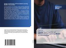 Design and Practice of Personalized Learning Model in Universities kitap kapağı