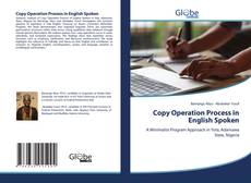Portada del libro de Copy Operation Process in English Spoken