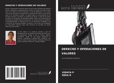 DERECHO Y OPERACIONES DE VALORES kitap kapağı