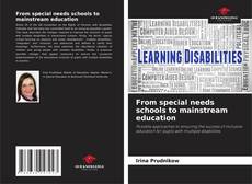 Couverture de From special needs schools to mainstream education