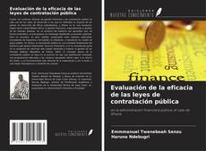 Bookcover of Evaluación de la eficacia de las leyes de contratación pública