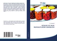 Bookcover of QISHLOQ XO‘JALIK MAHSULOTLARINI QADOQLASH