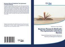 Business Research Methods: The Systematic Literature Review kitap kapağı
