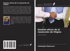 Buchcover von Gestión eficaz de la resolución de litigios