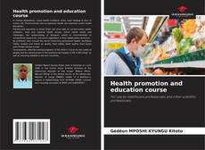Capa do livro de Health promotion and education course 