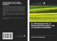 Copertina di EL MECENAZGO EN LA ROMA REPUBLICANA Y EN LA NIGERIA MODERNA