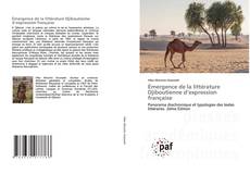 Couverture de Émergence de la littérature Djiboutienne d’expression française