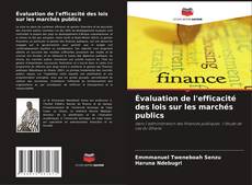 Évaluation de l'efficacité des lois sur les marchés publics kitap kapağı