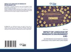 Обложка IMPACT OF LANGUAGE OF IMMEDIATE ENVIRONMENT (LIE)