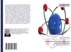 Bookcover of Conversion of the Non-relativistic Schrödinger Equation