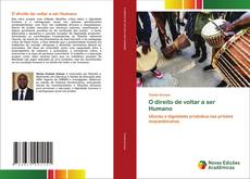 Capa do livro de O direito de voltar a ser Humano 