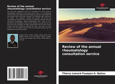 Portada del libro de Review of the annual rheumatology consultation service