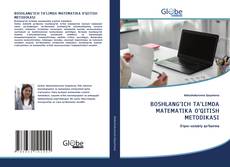 Capa do livro de BOSHLANG‘ICH TA’LIMDA MATEMATIKA O’QITISH METODIKASI 