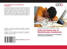 Portada del libro de Falta de Sueño por el Rendimiento Académico