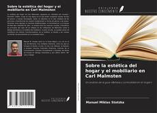 Capa do livro de Sobre la estética del hogar y el mobiliario en Carl Malmsten 