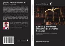 Bookcover of Justicia y tribunales africanos de derechos humanos