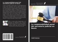 Capa do livro de La responsabilidad penal del secretario judicial en Benín 