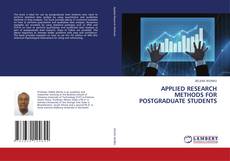 Capa do livro de APPLIED RESEARCH METHODS FOR POSTGRADUATE STUDENTS 