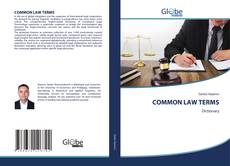 COMMON LAW TERMS kitap kapağı
