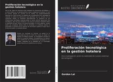 Buchcover von Proliferación tecnológica en la gestión hotelera