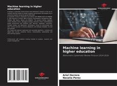 Borítókép a  Machine learning in higher education - hoz
