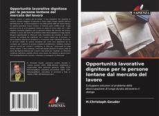 Copertina di Opportunità lavorative dignitose per le persone lontane dal mercato del lavoro