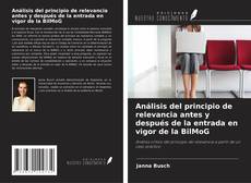 Capa do livro de Análisis del principio de relevancia antes y después de la entrada en vigor de la BilMoG 