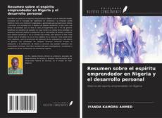 Bookcover of Resumen sobre el espíritu emprendedor en Nigeria y el desarrollo personal