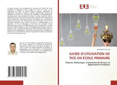 GUIDE D’UTILISATION DE TICE EN ÉCOLE PRIMAIRE kitap kapağı