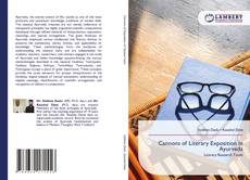 Обложка Cannons of Literary Exposition in Ayurveda