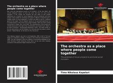 Borítókép a  The orchestra as a place where people come together - hoz