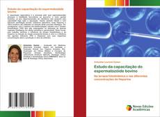 Capa do livro de Estudo da capacitação do espermatozóide bovino 