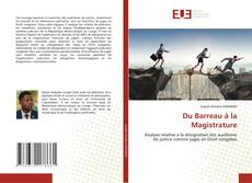 Buchcover von Du Barreau à la Magistrature