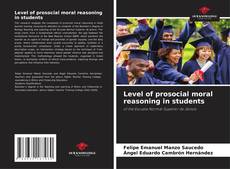Bookcover of Level of prosocial moral reasoning in students